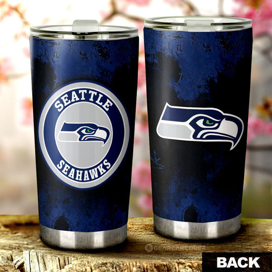 Seattle Seahawks Tumbler Cup Custom Car Accessories - Gearcarcover - 1