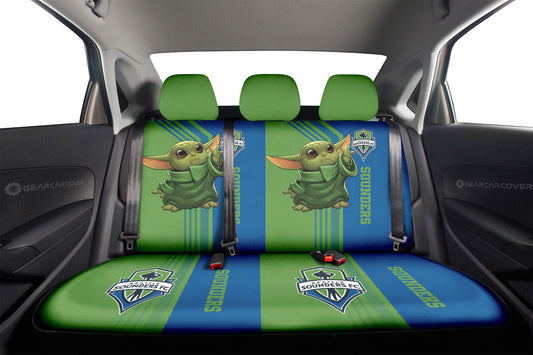 Seattle Sounders FC Car Back Seat Covers Custom Car Accessories - Gearcarcover - 2