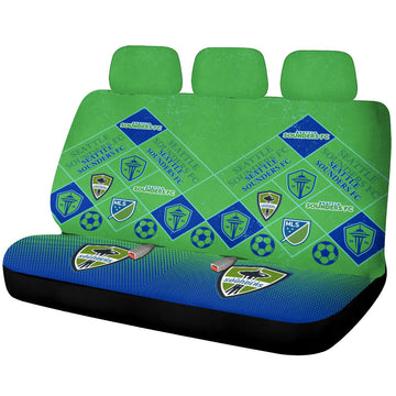 Seattle Sounders FC Car Back Seat Covers Sporty Team Collection - Gearcarcover - 1