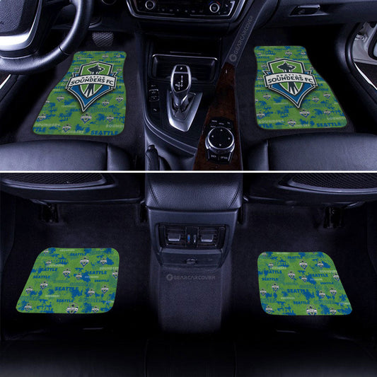 Seattle Sounders FC Car Floor Mats Custom Car Accessories - Gearcarcover - 2