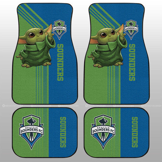 Seattle Sounders FC Car Floor Mats Custom Car Accessories - Gearcarcover - 1