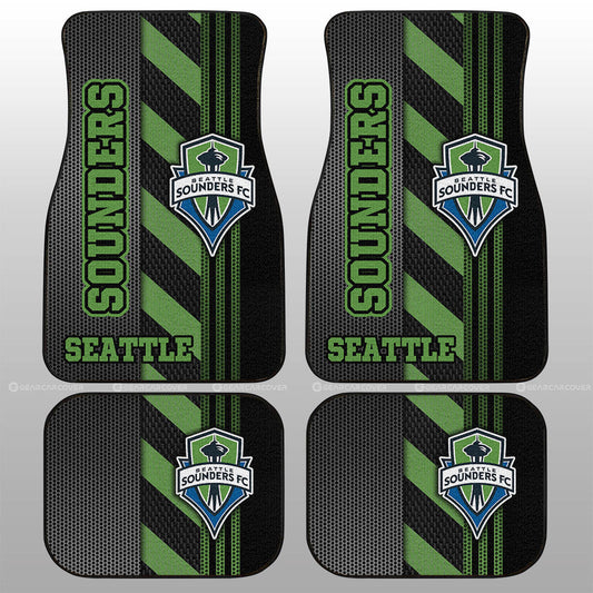 Seattle Sounders FC Car Floor Mats Custom Car Accessories - Gearcarcover - 1