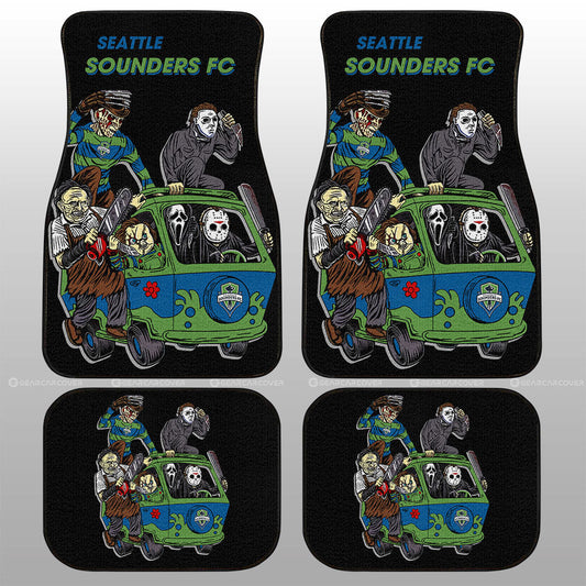 Seattle Sounders FC Car Floor Mats Custom Car Accessories - Gearcarcover - 1