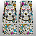 Seattle Sounders FC Car Floor Mats Custom Sugar Skull Car Accessories - Gearcarcover - 1