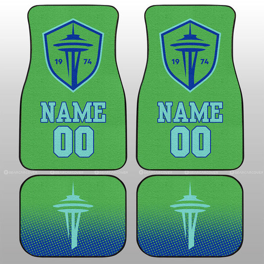 Seattle Sounders FC Car Floor Mats Sporty Team Collection - Gearcarcover - 1