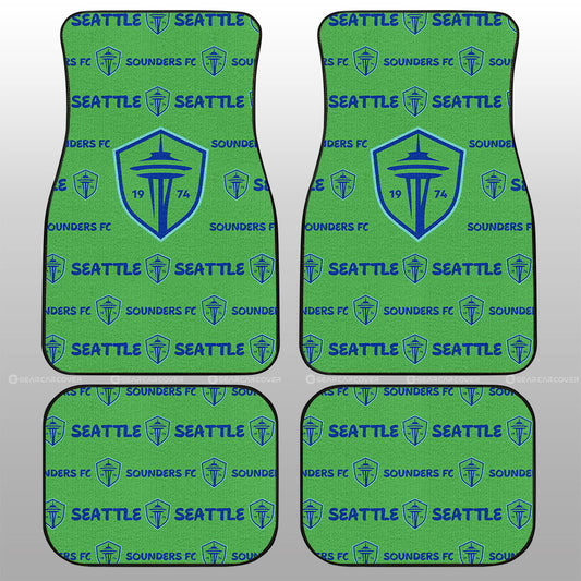 Seattle Sounders FC Car Floor Mats Sporty Team Collection - Gearcarcover - 1