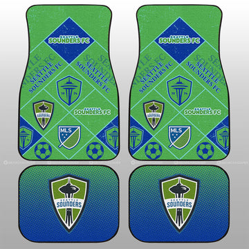 Seattle Sounders FC Car Floor Mats Sporty Team Collection - Gearcarcover - 1