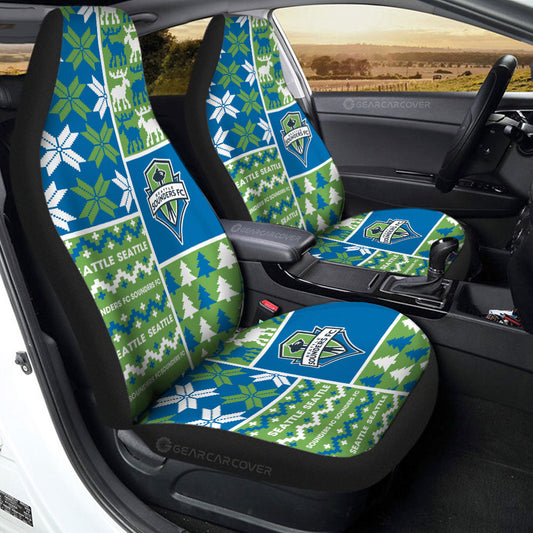 Seattle Sounders FC Car Seat Covers Custom Ugly Style Car Accessories - Gearcarcover - 2
