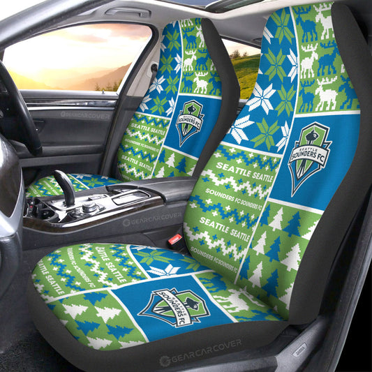 Seattle Sounders FC Car Seat Covers Custom Ugly Style Car Accessories - Gearcarcover - 1