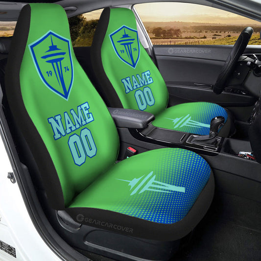 Seattle Sounders FC Car Seat Covers Sporty Team Collection - Gearcarcover - 2