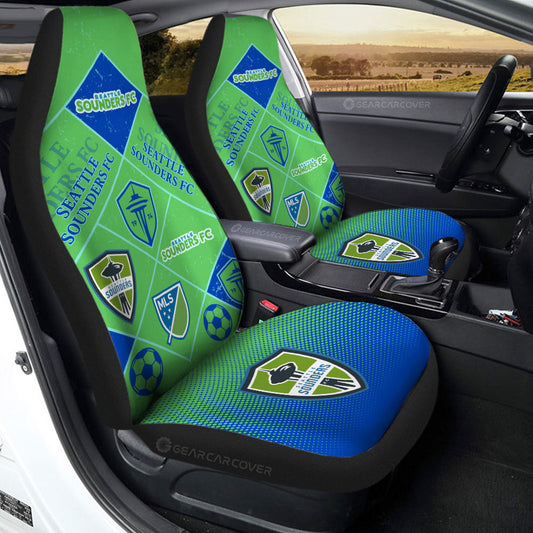 Seattle Sounders FC Car Seat Covers Sporty Team Collection - Gearcarcover - 2