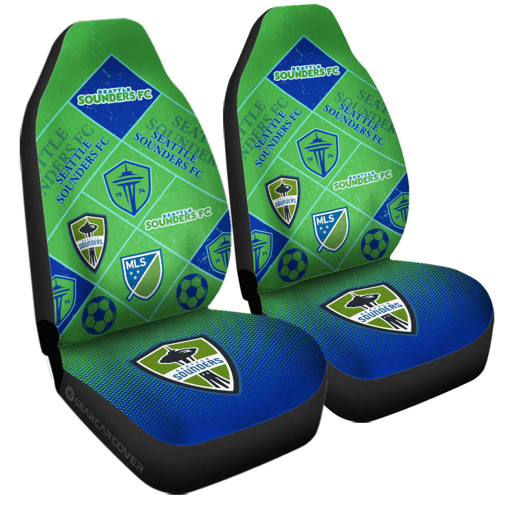 Seattle Sounders FC Car Seat Covers Sporty Team Collection - Gearcarcover - 3