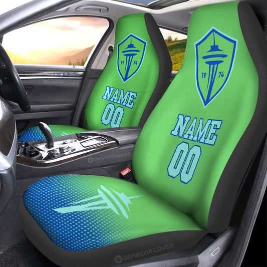 Seattle Sounders FC Car Seat Covers Sporty Team Collection - Gearcarcover - 1