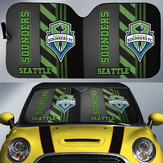 Seattle Sounders FC Car Sunshade Custom Car Accessories - Gearcarcover - 1