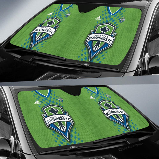 Seattle Sounders FC Car Sunshade Custom Car Interior Accessories - Gearcarcover - 2