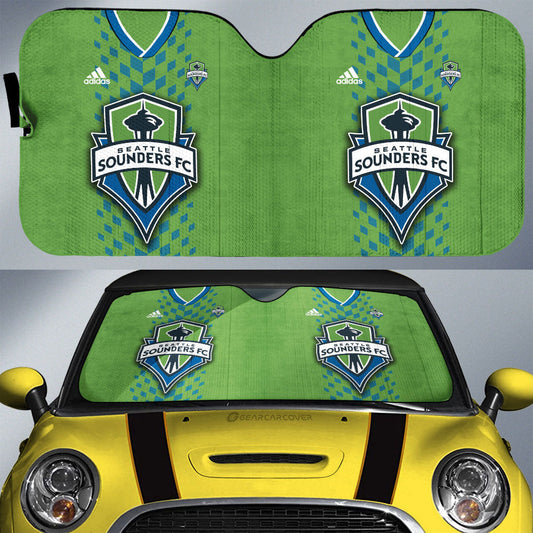 Seattle Sounders FC Car Sunshade Custom Car Interior Accessories - Gearcarcover - 1