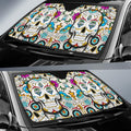 Seattle Sounders FC Car Sunshade Custom Sugar Skull Car Accessories - Gearcarcover - 2