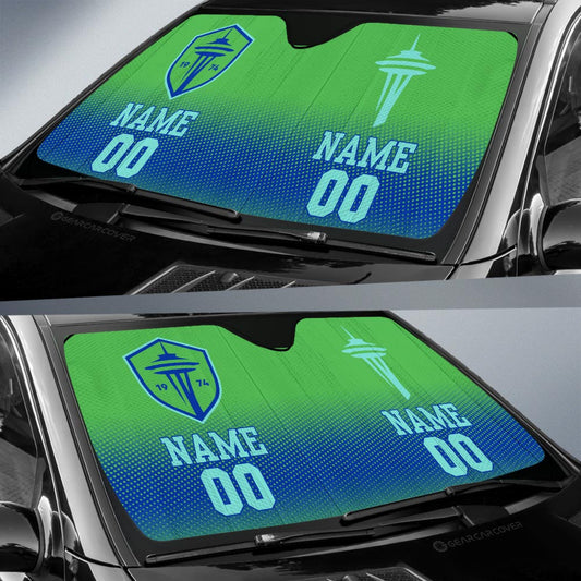 Seattle Sounders FC Car Sunshade Sporty Team Collection - Gearcarcover - 2