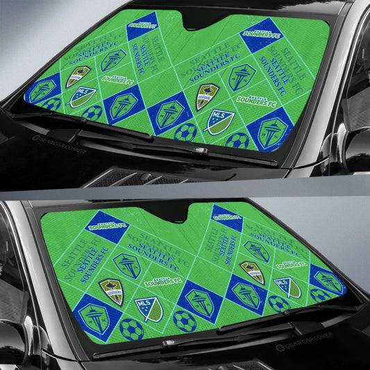 Seattle Sounders FC Car Sunshade Sporty Team Collection - Gearcarcover - 2
