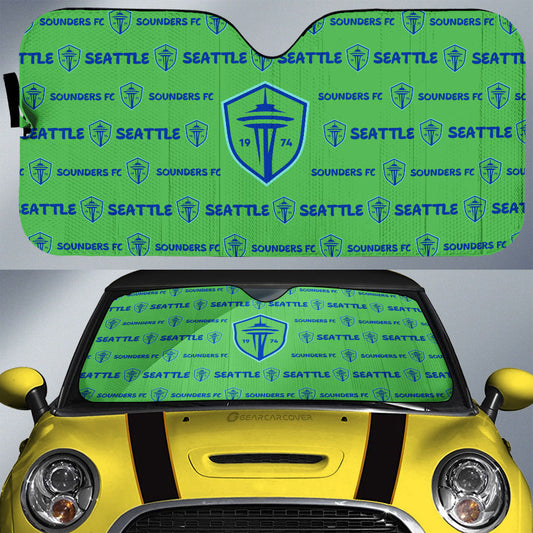 Seattle Sounders FC Car Sunshade Sporty Team Collection - Gearcarcover - 1