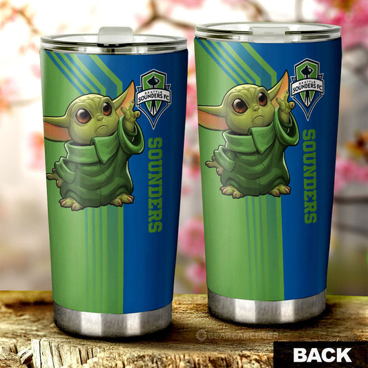 Seattle Sounders FC Tumbler Cup Custom Car Accessories - Gearcarcover - 2