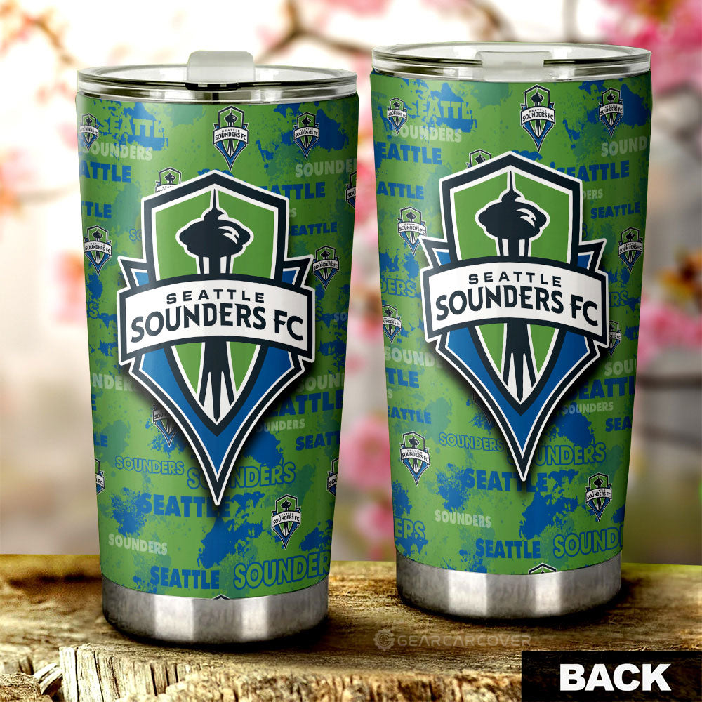 Seattle Sounders FC Tumbler Cup Custom Car Accessories - Gearcarcover - 2