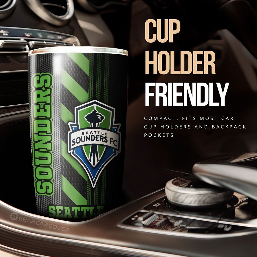 Seattle Sounders FC Tumbler Cup Custom Car Accessories - Gearcarcover - 3