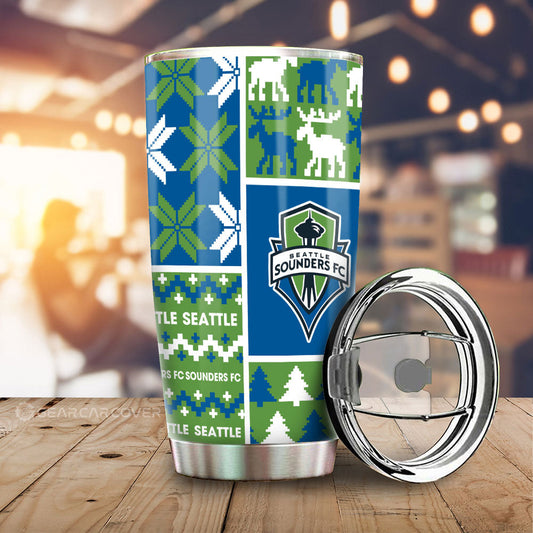 Seattle Sounders FC Tumbler Cup Custom Ugly Style Car Accessories - Gearcarcover - 1