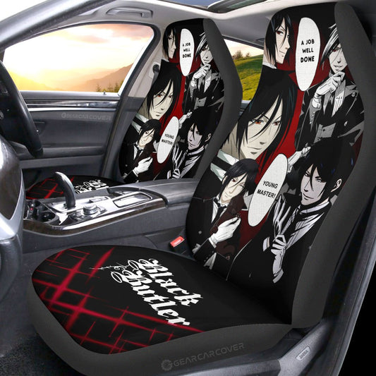 Sebastian Michaelis Car Seat Covers Custom Black Butler Car Accessories - Gearcarcover - 2