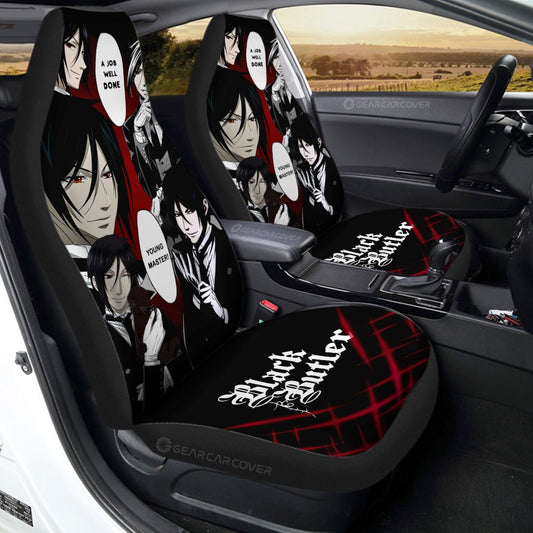 Sebastian Michaelis Car Seat Covers Custom Black Butler Car Accessories - Gearcarcover - 1