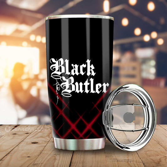 Sebastian Michaelis Tumbler Cup Custom Black Butler Car Accessories - Gearcarcover - 2