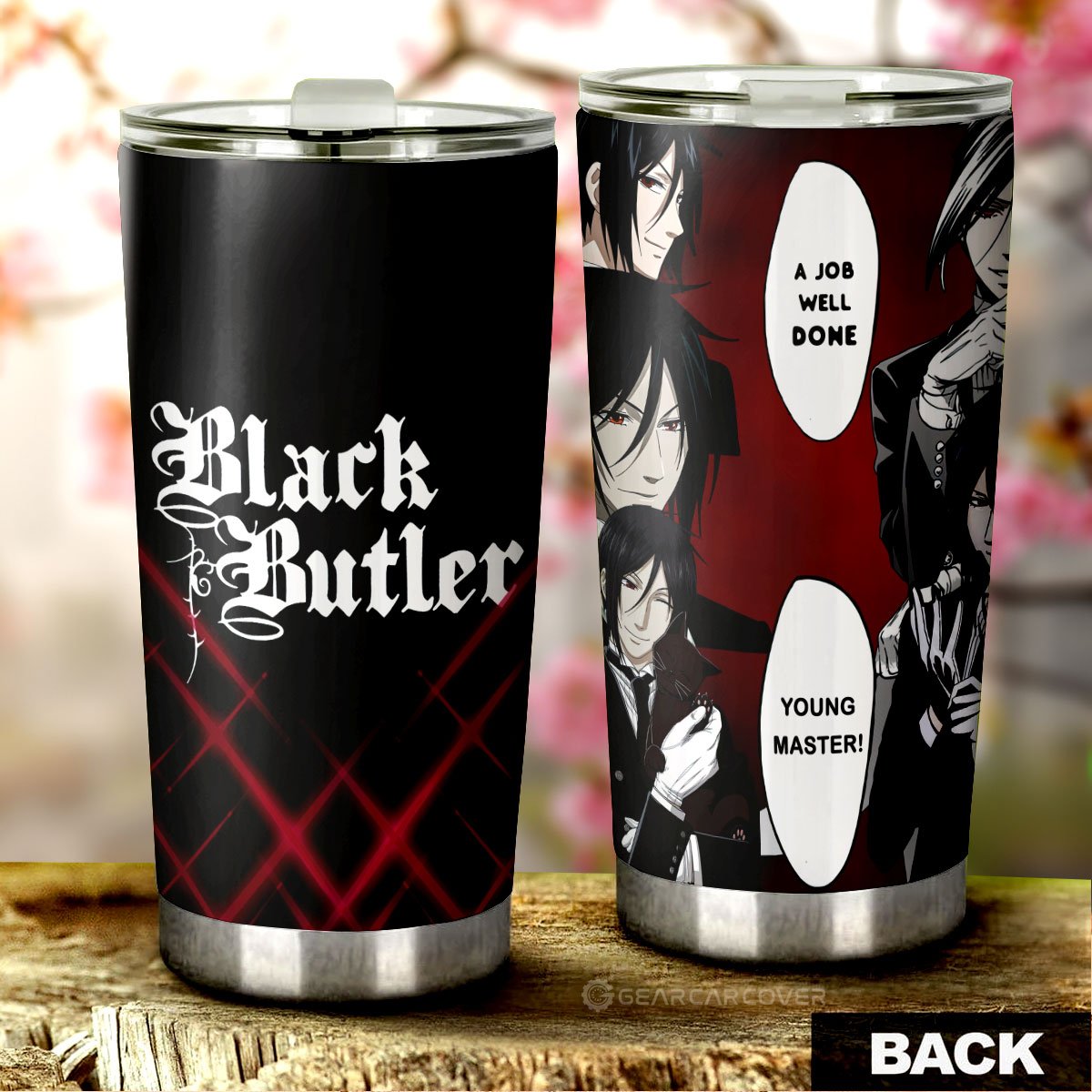 Sebastian Michaelis Tumbler Cup Custom Black Butler Car Accessories - Gearcarcover - 1