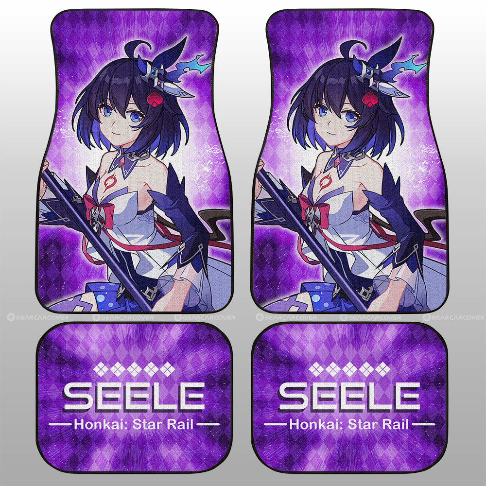Seele Car Floor Mats Custom Honkai Star Rail Car Accessories - Gearcarcover - 1