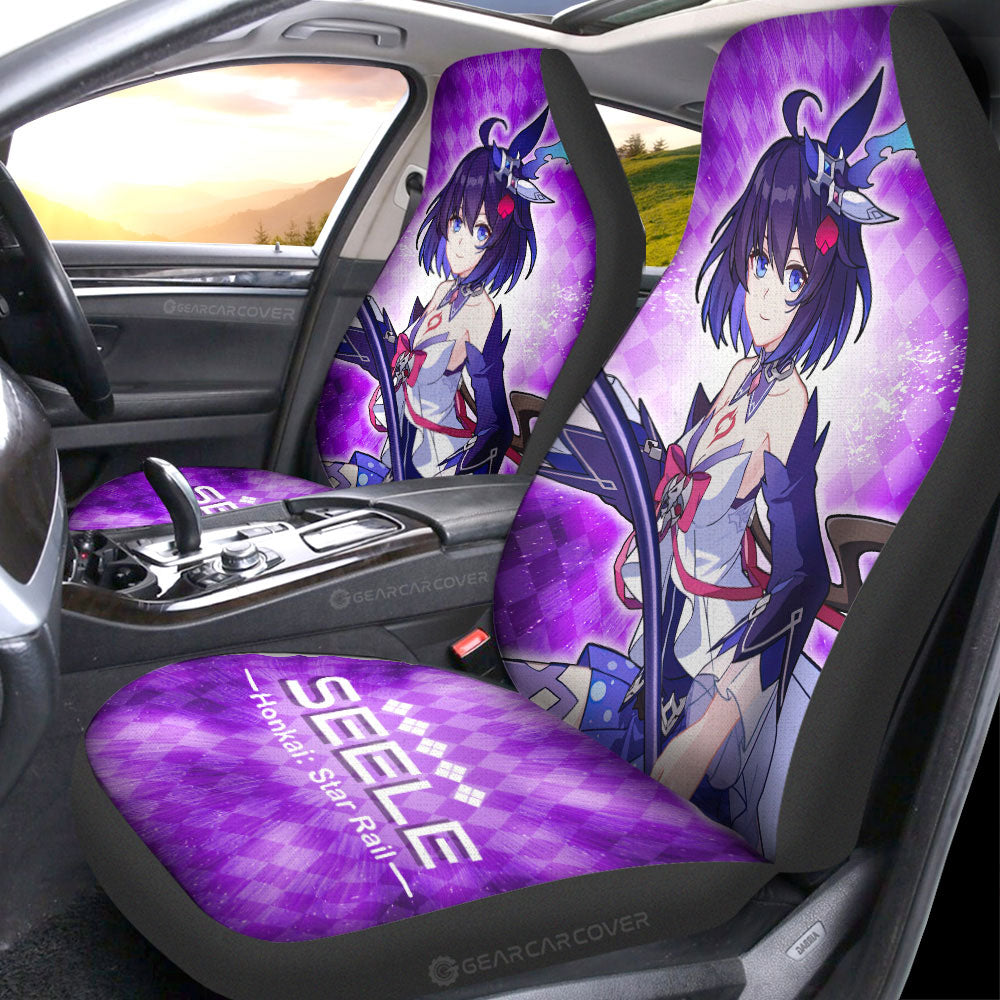 Seele Car Seat Covers Custom Honkai Star Rail Car Accessories - Gearcarcover - 1