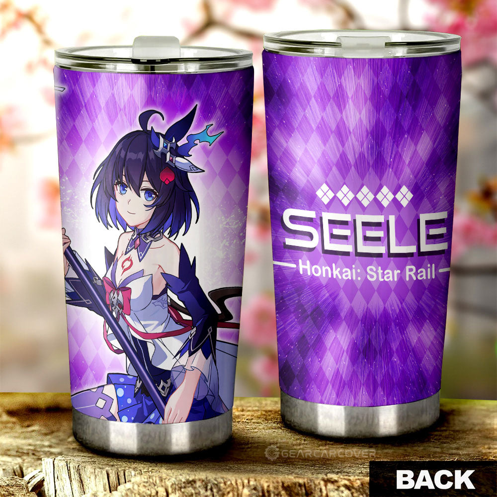 Seele Tumbler Cup Custom Honkai Star Rail Car Accessories - Gearcarcover - 1