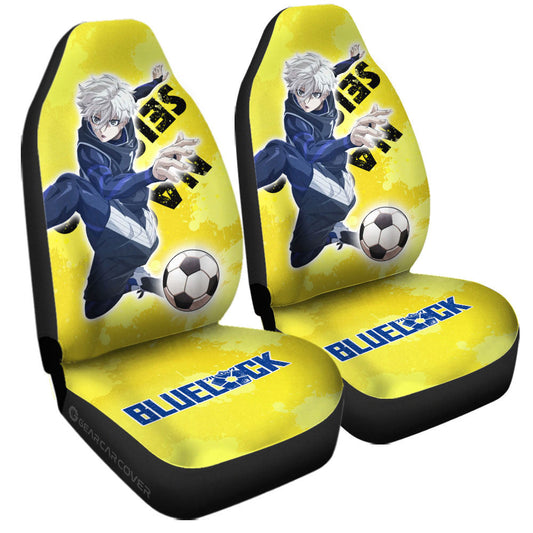 Seishiro Nagi Car Seat Covers Custom - Gearcarcover - 1