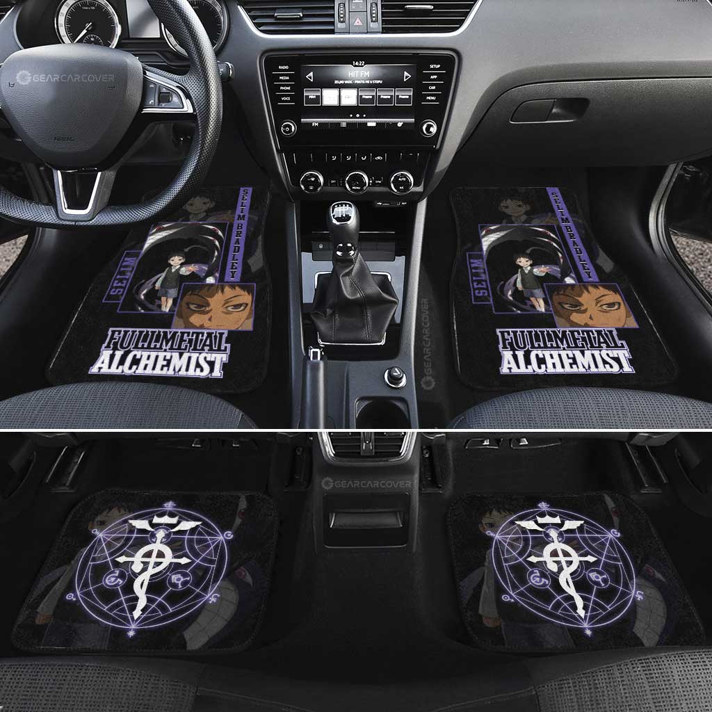 Selim Bradley Car Floor Mats Custom Fullmetal Alchemist Anime - Gearcarcover - 1