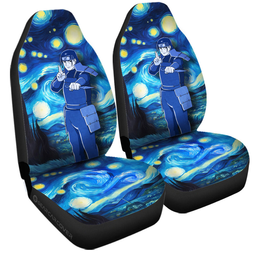 Senju Hashirama Car Seat Covers Custom Starry Night Styles - Gearcarcover - 3