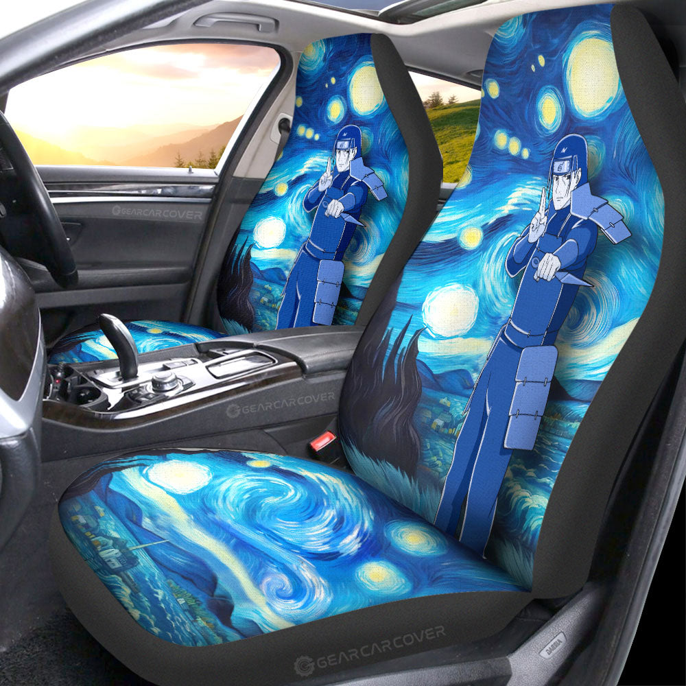 Senju Hashirama Car Seat Covers Custom Starry Night Styles - Gearcarcover - 1