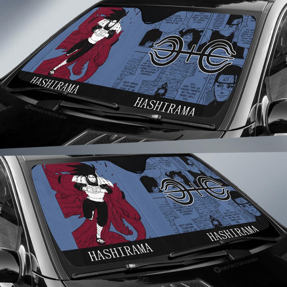 Senju Hashirama Car Sunshade Custom Anime Car Accessories Manga Color Style - Gearcarcover - 2