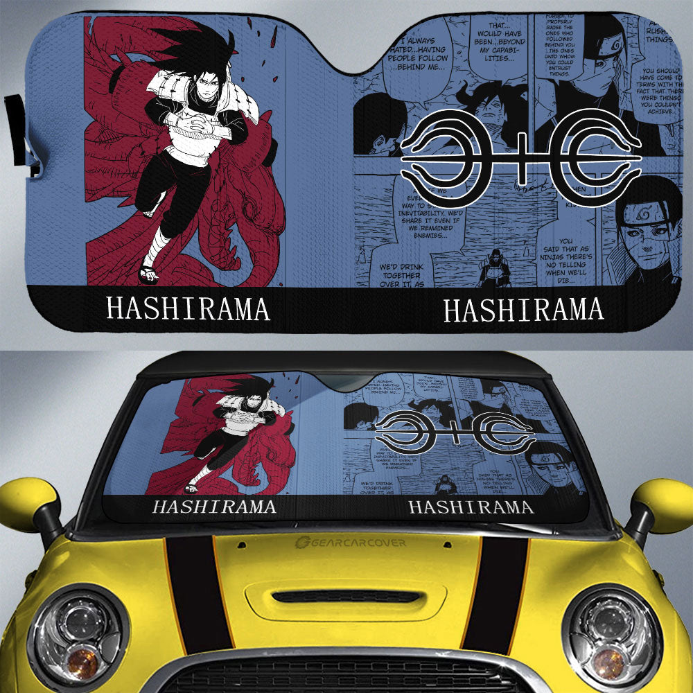 Senju Hashirama Car Sunshade Custom Anime Car Accessories Manga Color Style - Gearcarcover - 1