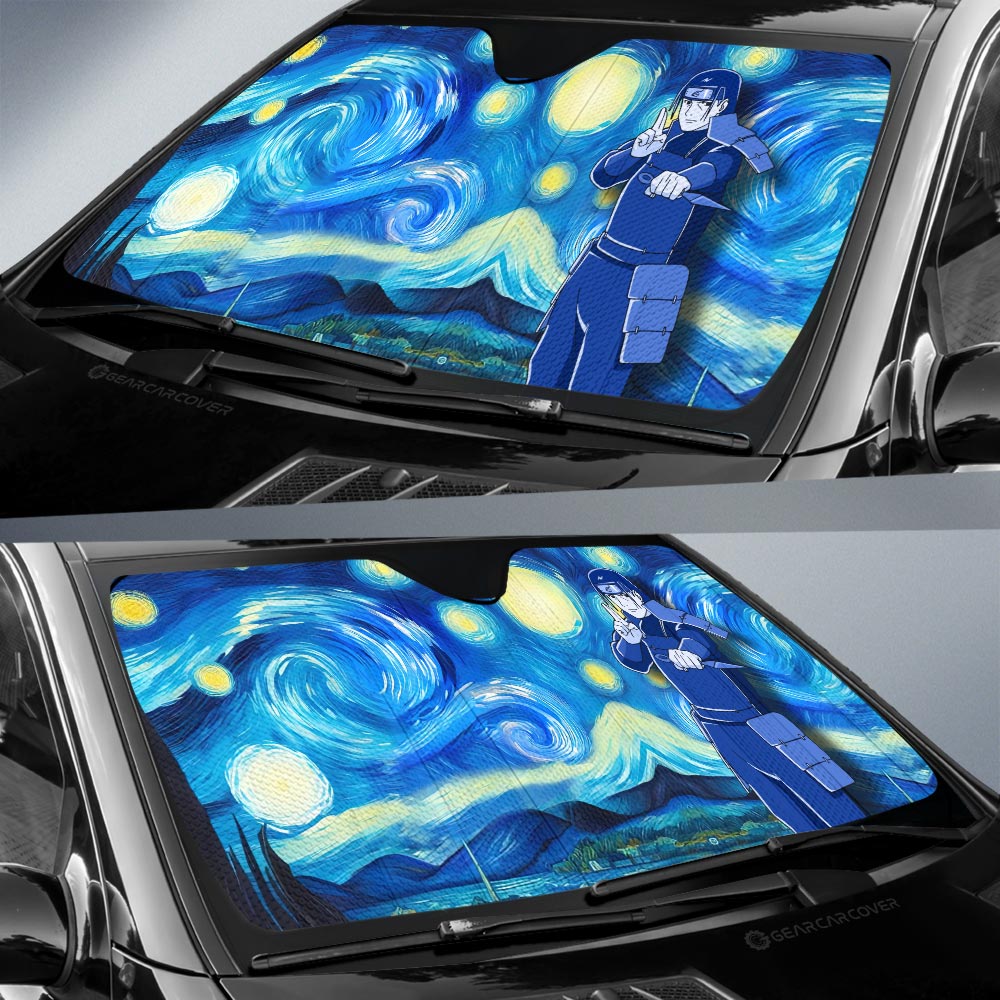 Senju Hashirama Car Sunshade Custom Starry Night Styles - Gearcarcover - 2