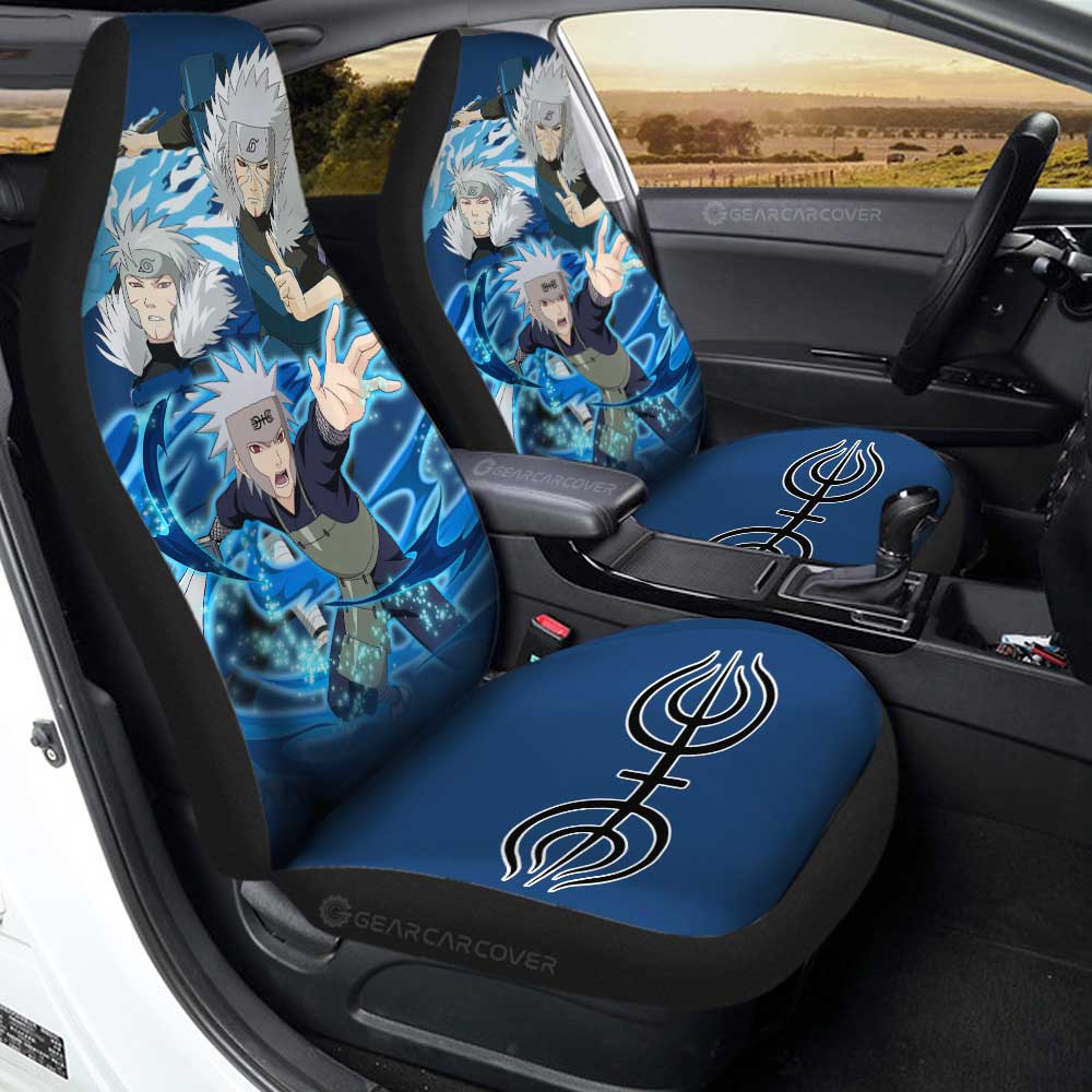 Senju Tobirama Car Seat Covers Custom Anime Car Accessories - Gearcarcover - 1
