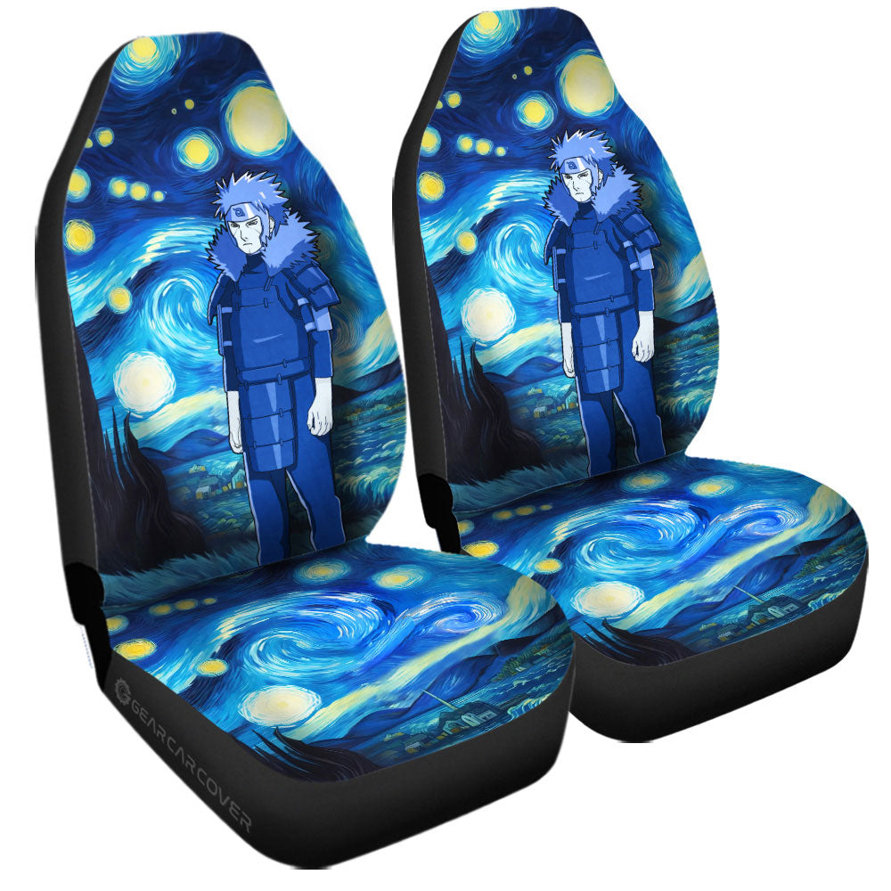 Senju Tobirama Car Seat Covers Custom Starry Night Styles - Gearcarcover - 3