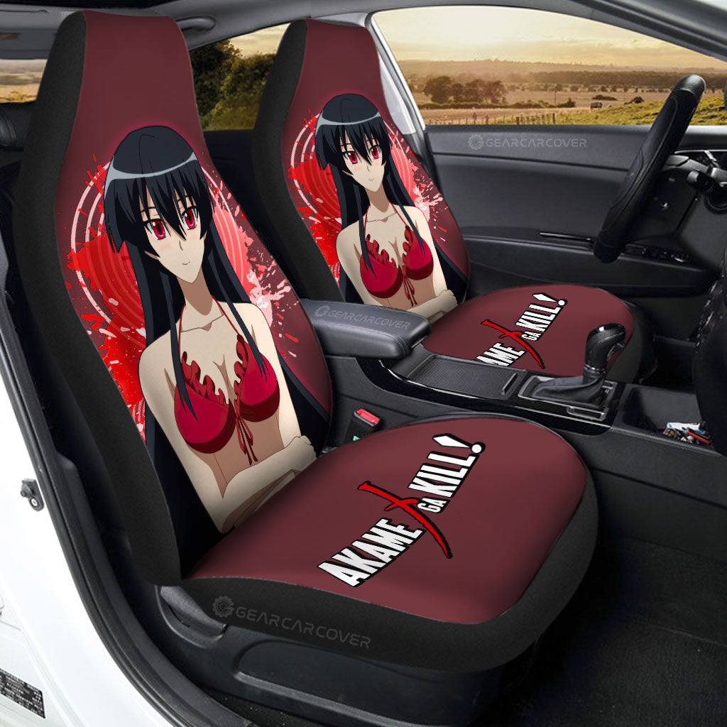 Sexy Girl Akame Car Seat Covers Custom - Gearcarcover - 1