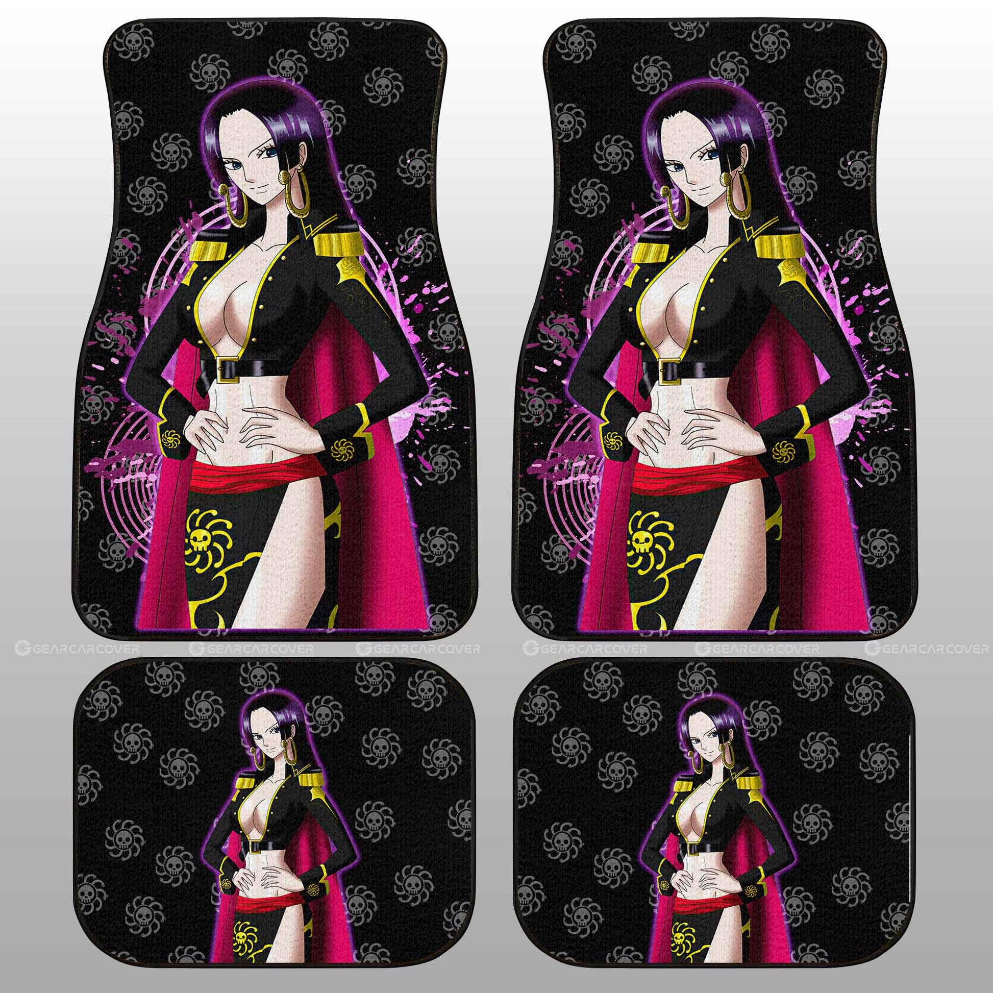 Sexy Girl Boa Hancock Car Floor Mats Custom - Gearcarcover - 2