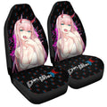 Sexy Girl Code:002 Zero Two Car Seat Covers Custom - Gearcarcover - 3