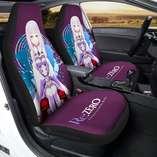Sexy Girl Emilia Car Seat Covers Custom Car Accessories - Gearcarcover - 1