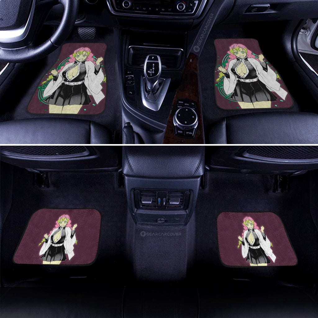 Sexy Girl Kanroji Mitsuri Car Floor Mats Custom - Gearcarcover - 3