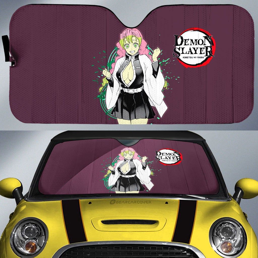 Sexy Girl Kanroji Mitsuri Car Sunshade Custom - Gearcarcover - 1